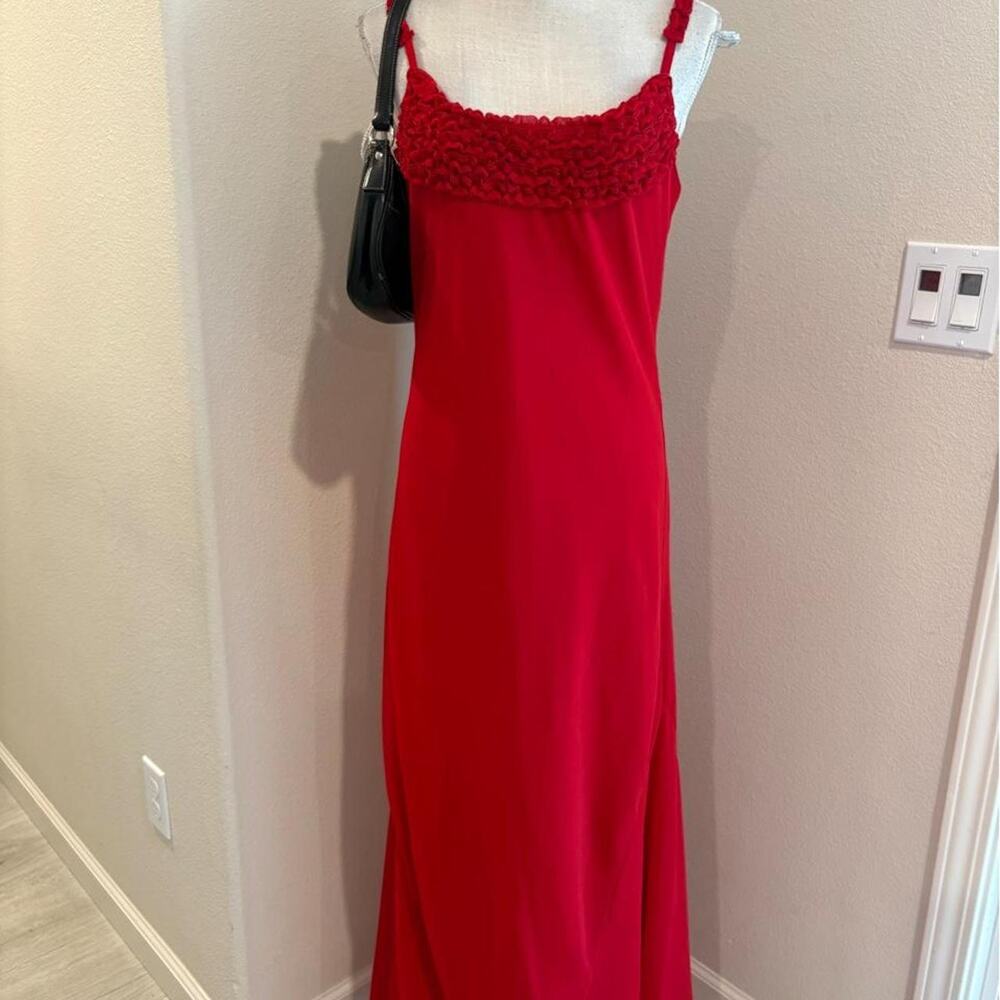 Jonathan Martin studio red maxi dress. Size 12